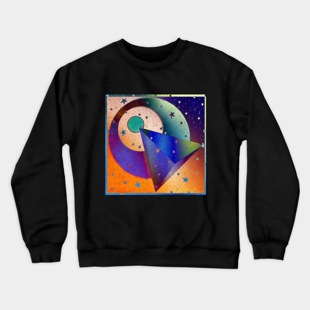 Vulcan IDIC Pop Art I - Dark Crewneck Sweatshirt by OrionLodubyal